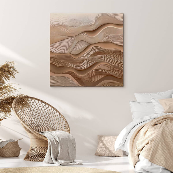Soft waves of textured design Soft waves of textured design