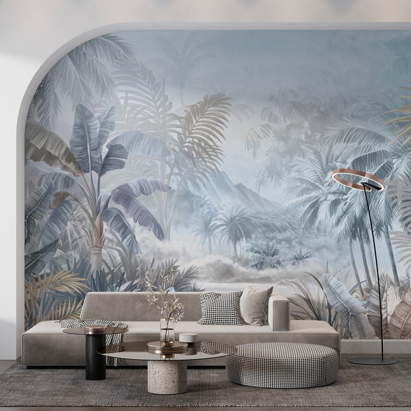 Schilderij van een jungle Schilderij van een jungle