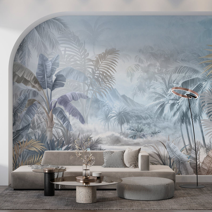 Schilderij van een jungle