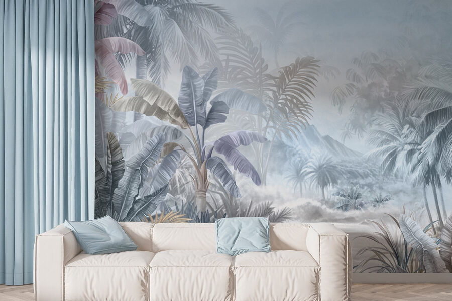 Schilderij van een jungle
