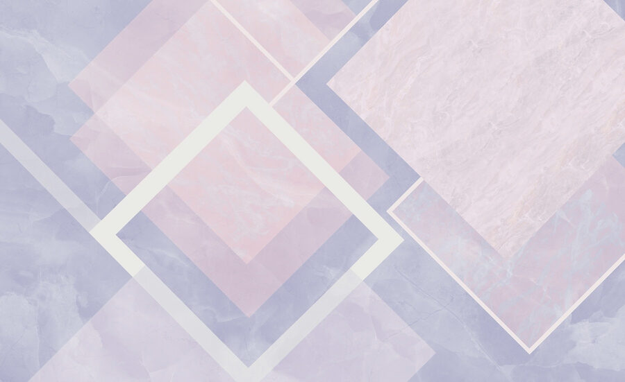 Abstracte pastel geometrische ontwerpcompositie