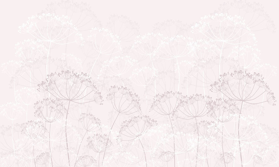 Delicate bloemen in zachte tinten