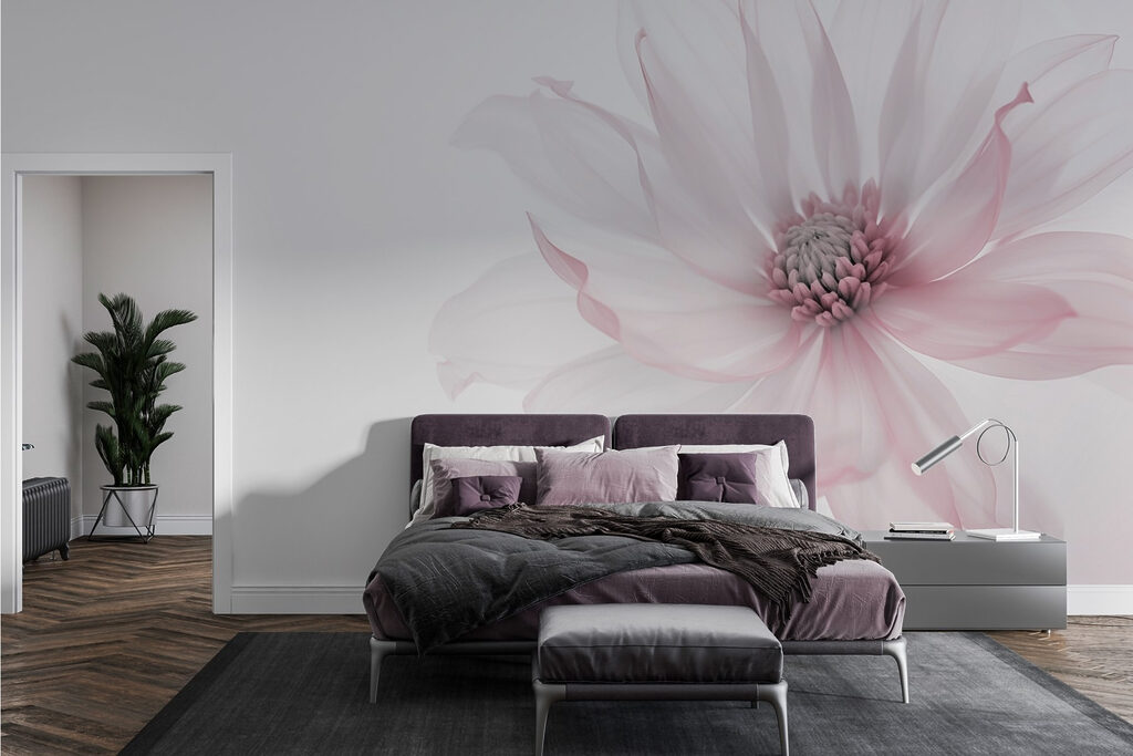 Delicate flower in soft hues