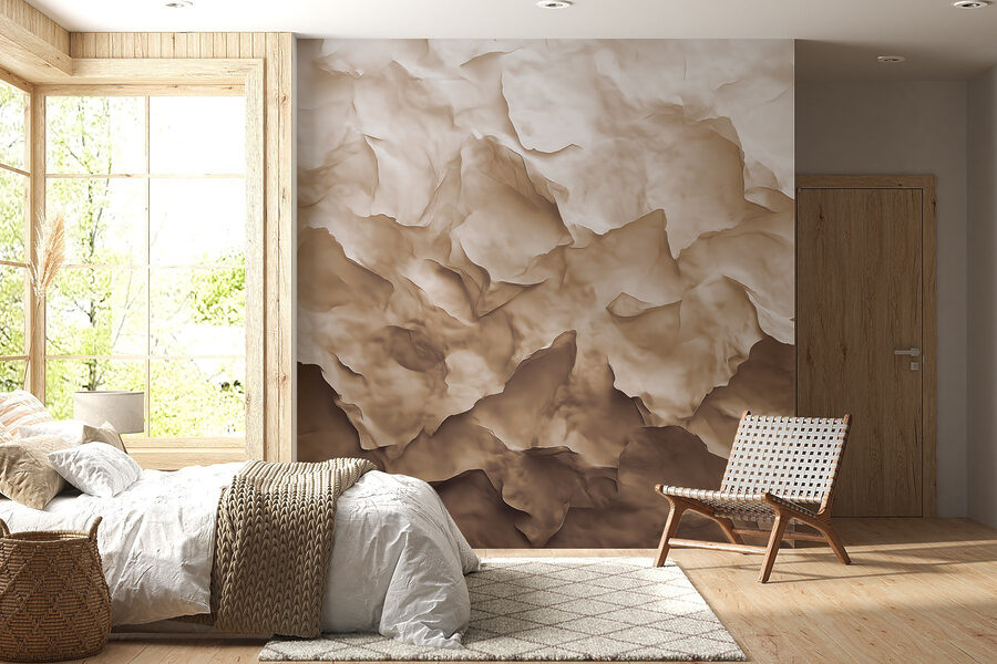 Abstracte textuur in warme tinten.
