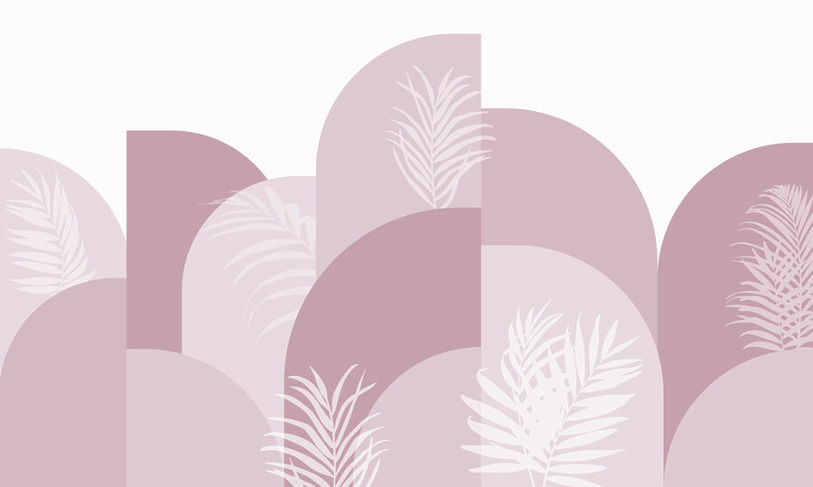 Roze en wit grafisch ontwerp