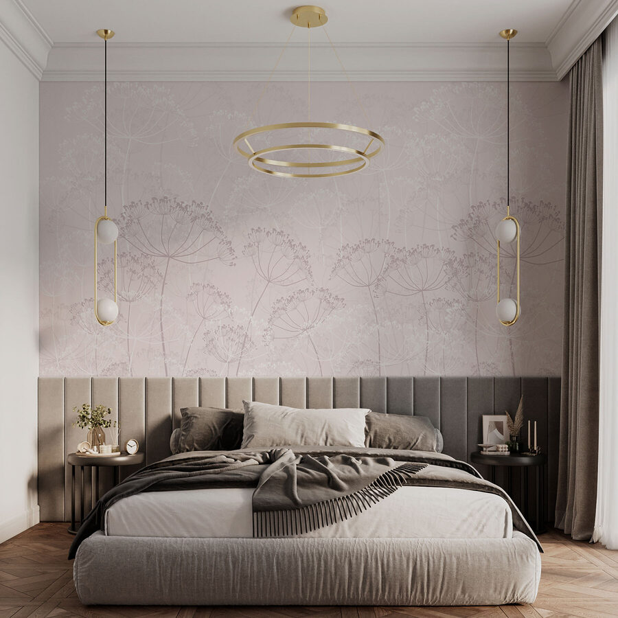 Delicate bloemen in zachte tinten