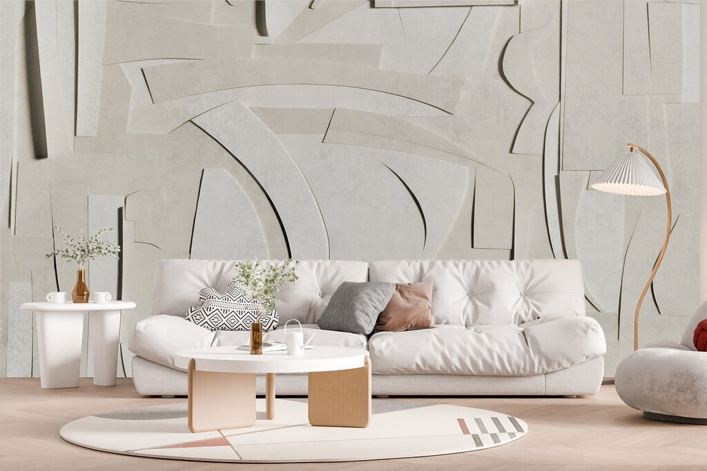 White paper cut out of various shapes White paper cut out of various shapes