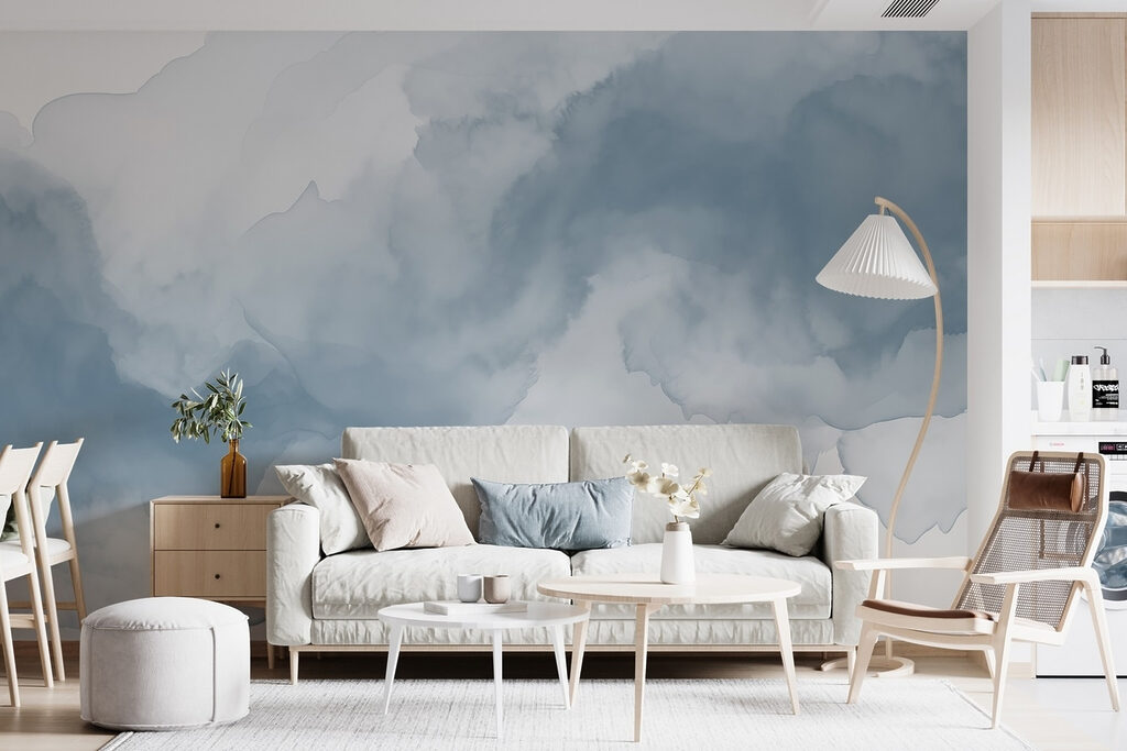 Soft waves of gentle hues