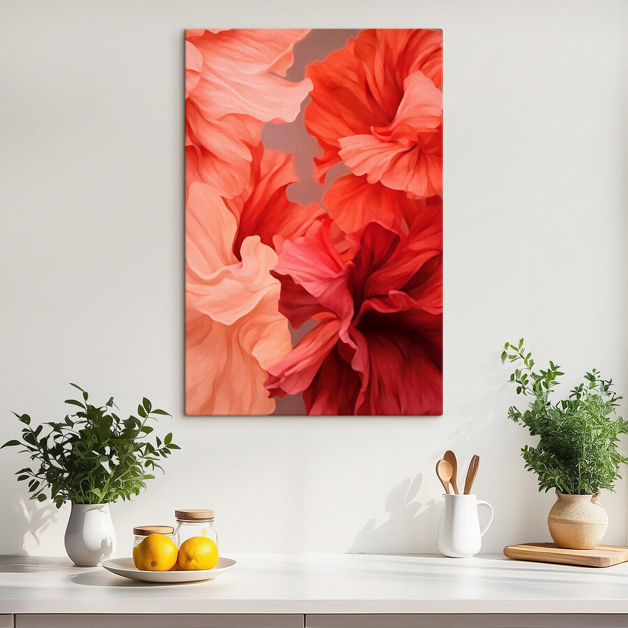 Levendige bloemen in zachte tinten