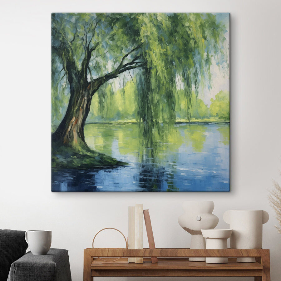 Boom naast water Boom naast water