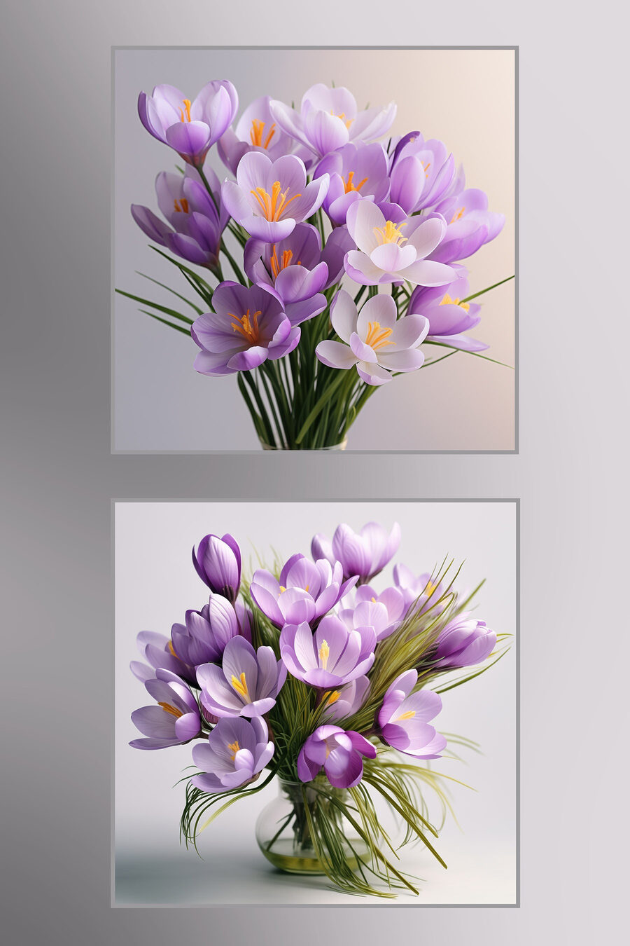 Prachtige bloemen in zachte lavendeltinten Prachtige bloemen in zachte lavendeltinten