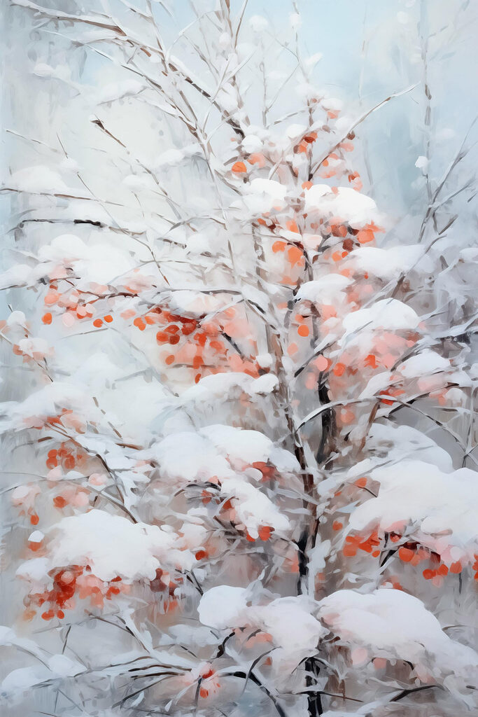 Tree covered in snow Tree covered in snow