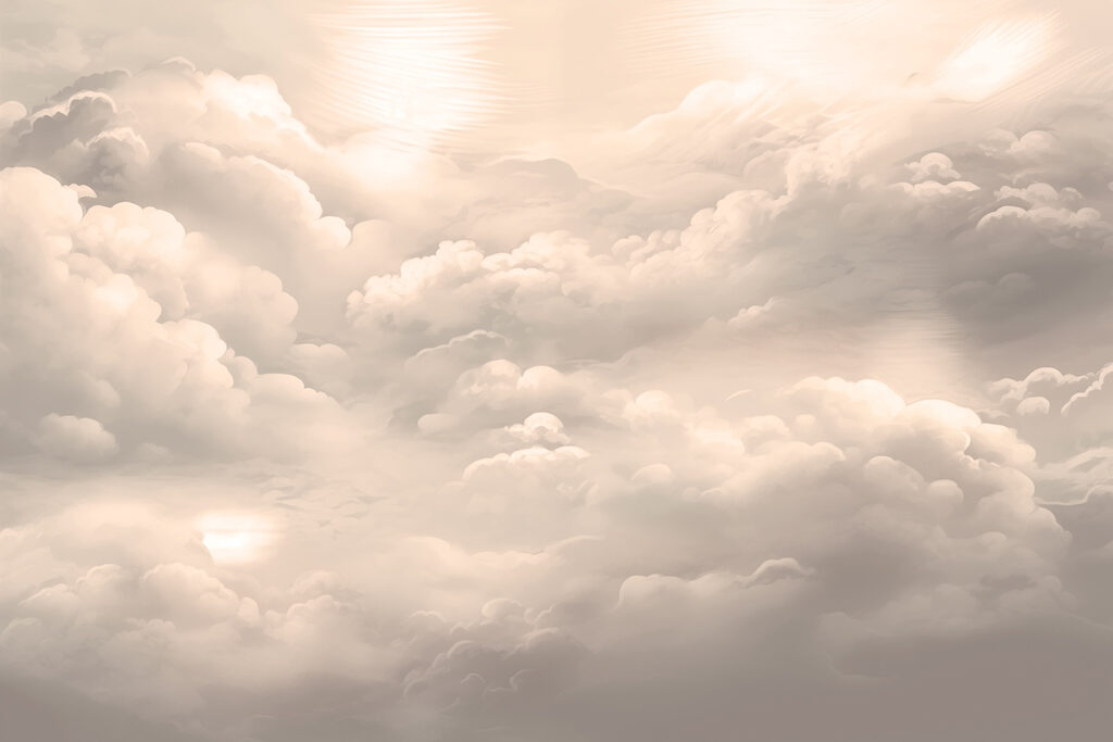 Zachte wolken drijven door de lucht Zachte wolken drijven door de lucht