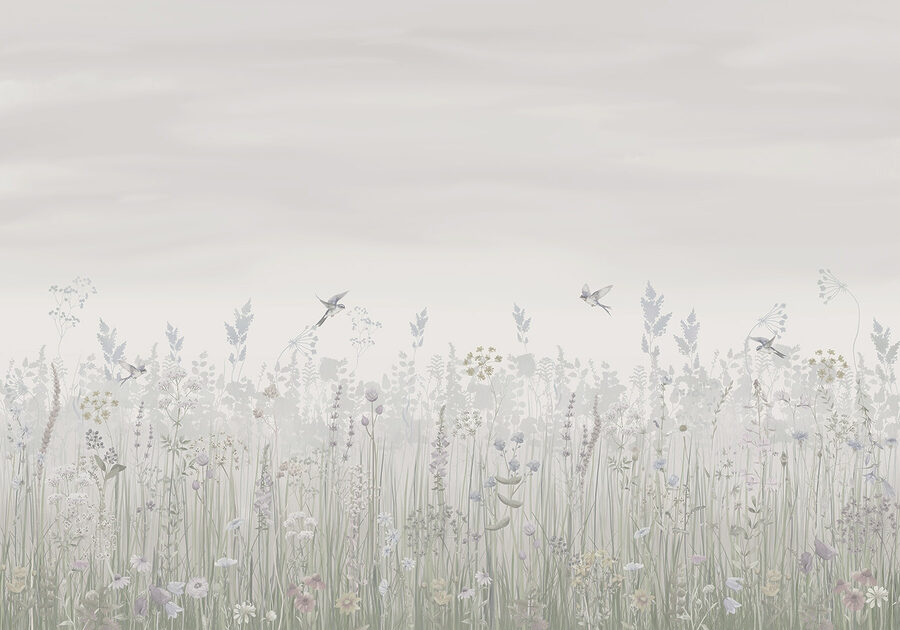 Bloemen- en vogelveld