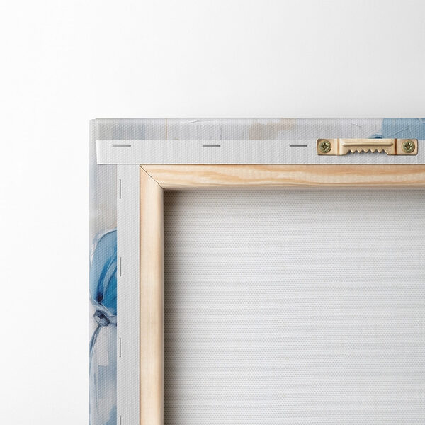 Painting of blue flowers