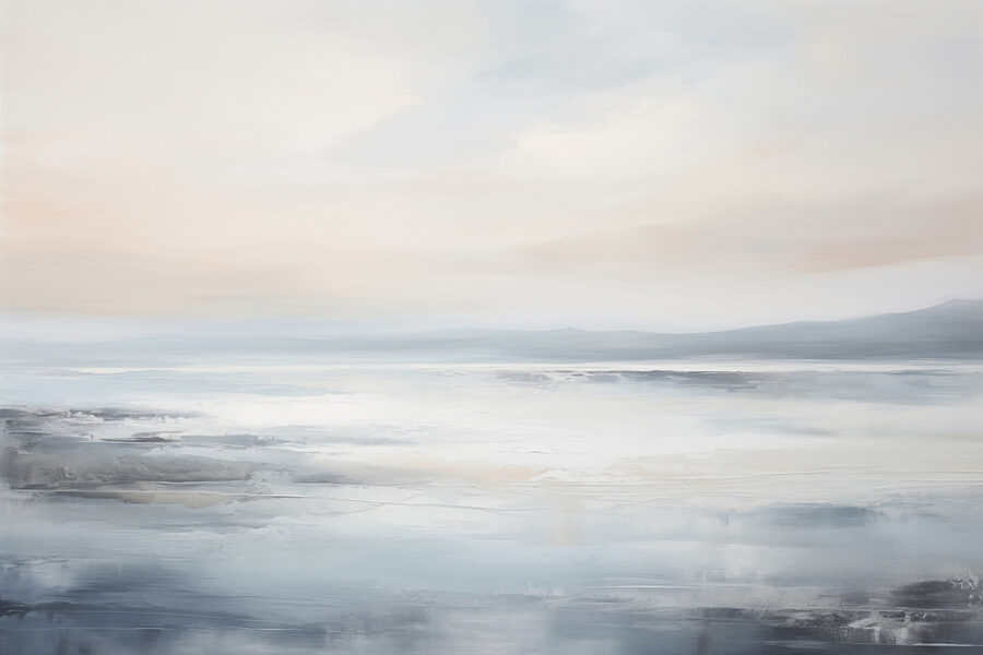 Landschap van een meer