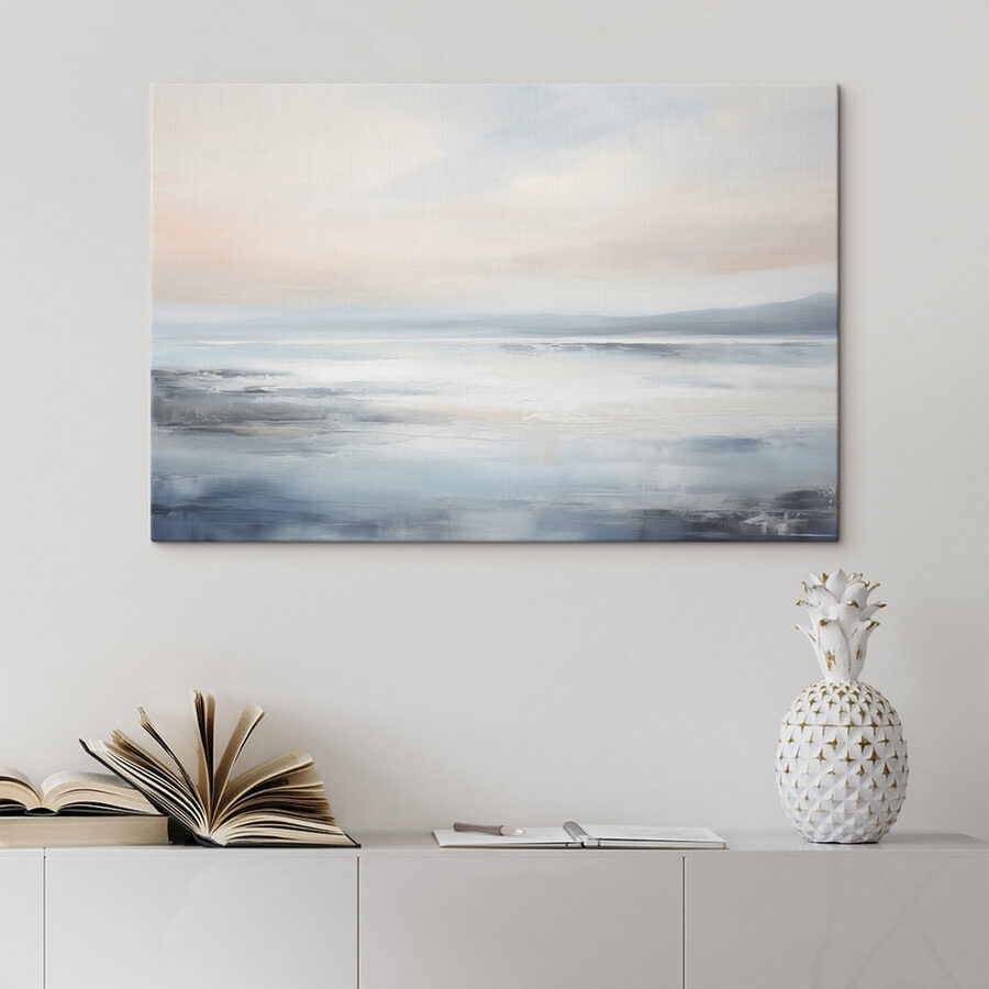 Landschap van een meer