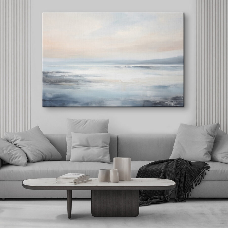 Landschap van een meer