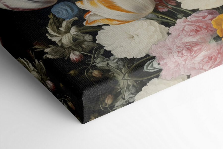 Vaas met bloemen en vlinders Vaas met bloemen en vlinders