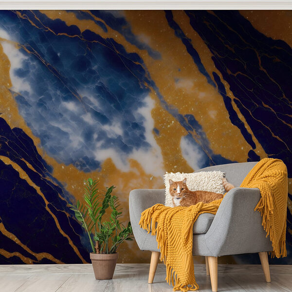 Prachtige blauwe en oranje patronen. Prachtige blauwe en oranje patronen.