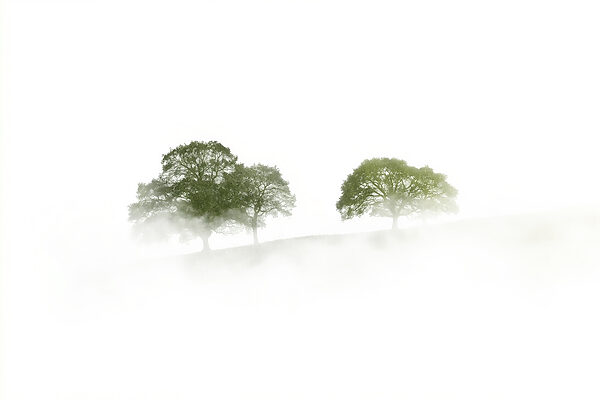 Bomen in de mist Bomen in de mist
