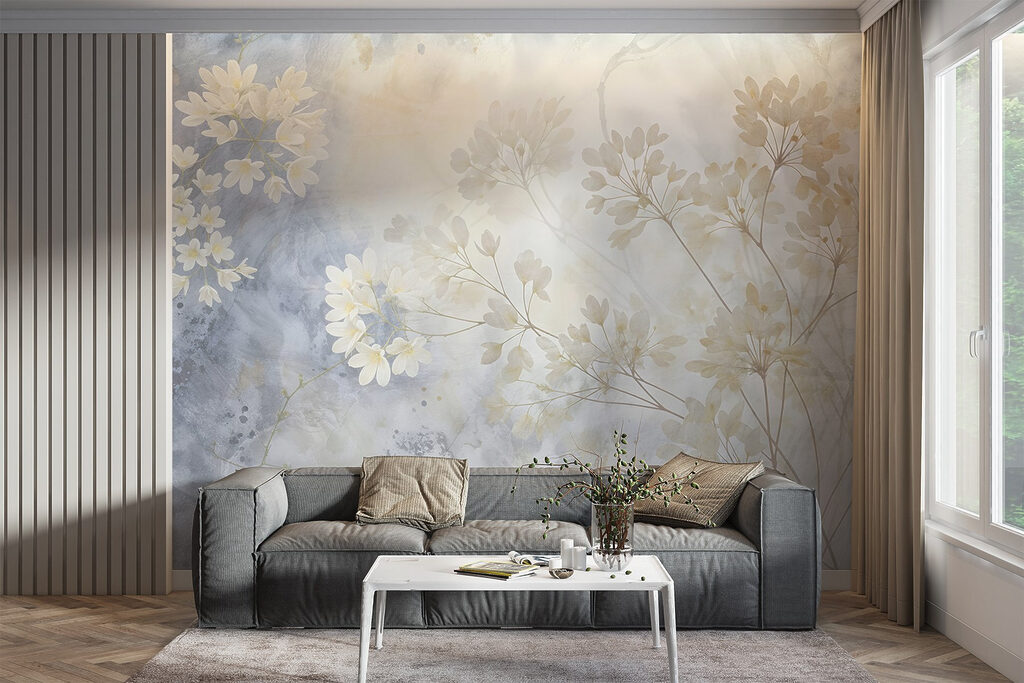 Soft blooms on a gentle backdrop Soft blooms on a gentle backdrop