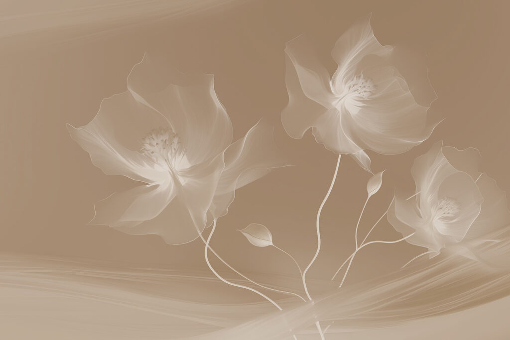 Delicate bloemen in zachte tinten Delicate bloemen in zachte tinten