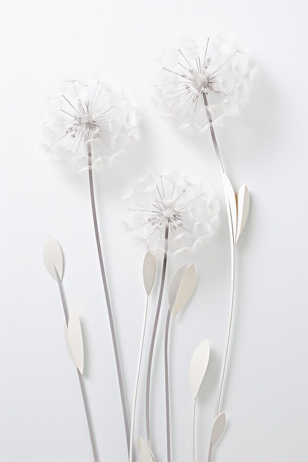 Delicate bloemen op slanke stelen Delicate bloemen op slanke stelen