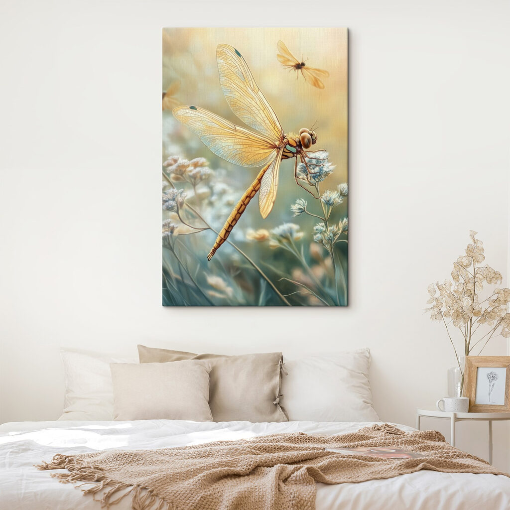 Dragonfly on a flower Dragonfly on a flower