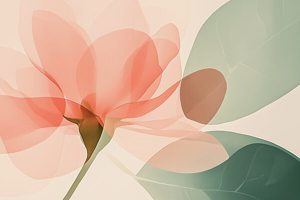 Bloem met bladeren Bloem met bladeren