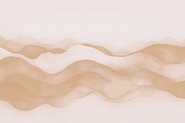 Bruine en witte golven Bruine en witte golven