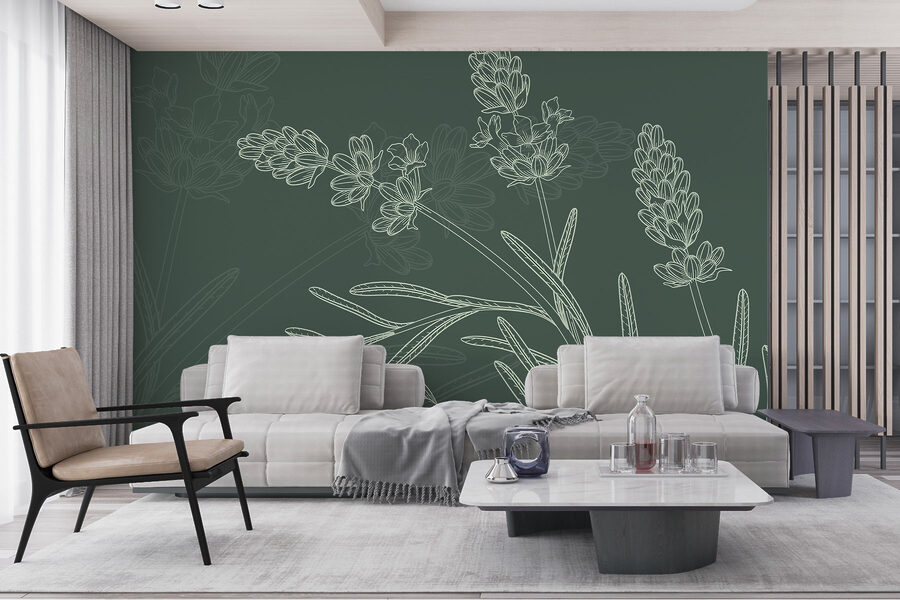 Tekening van een plant