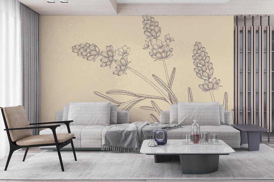 Tekening van een plant