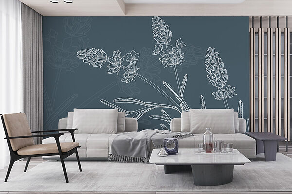 Tekening van een plant Tekening van een plant