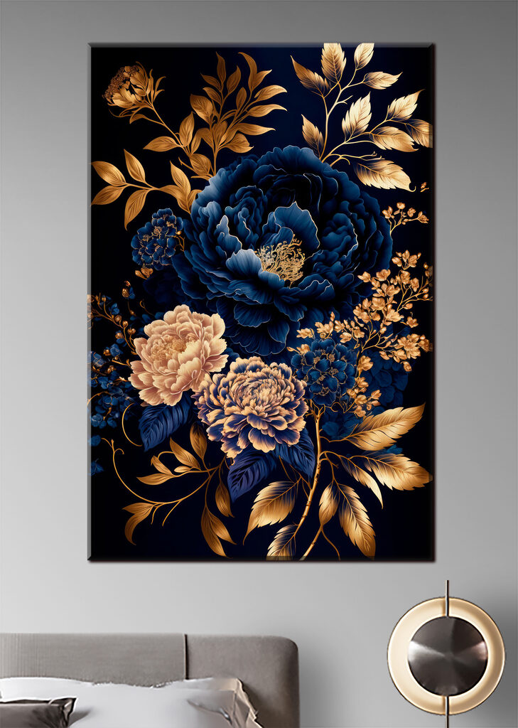 Vibrant floral arrangement on dark background Vibrant floral arrangement on dark background