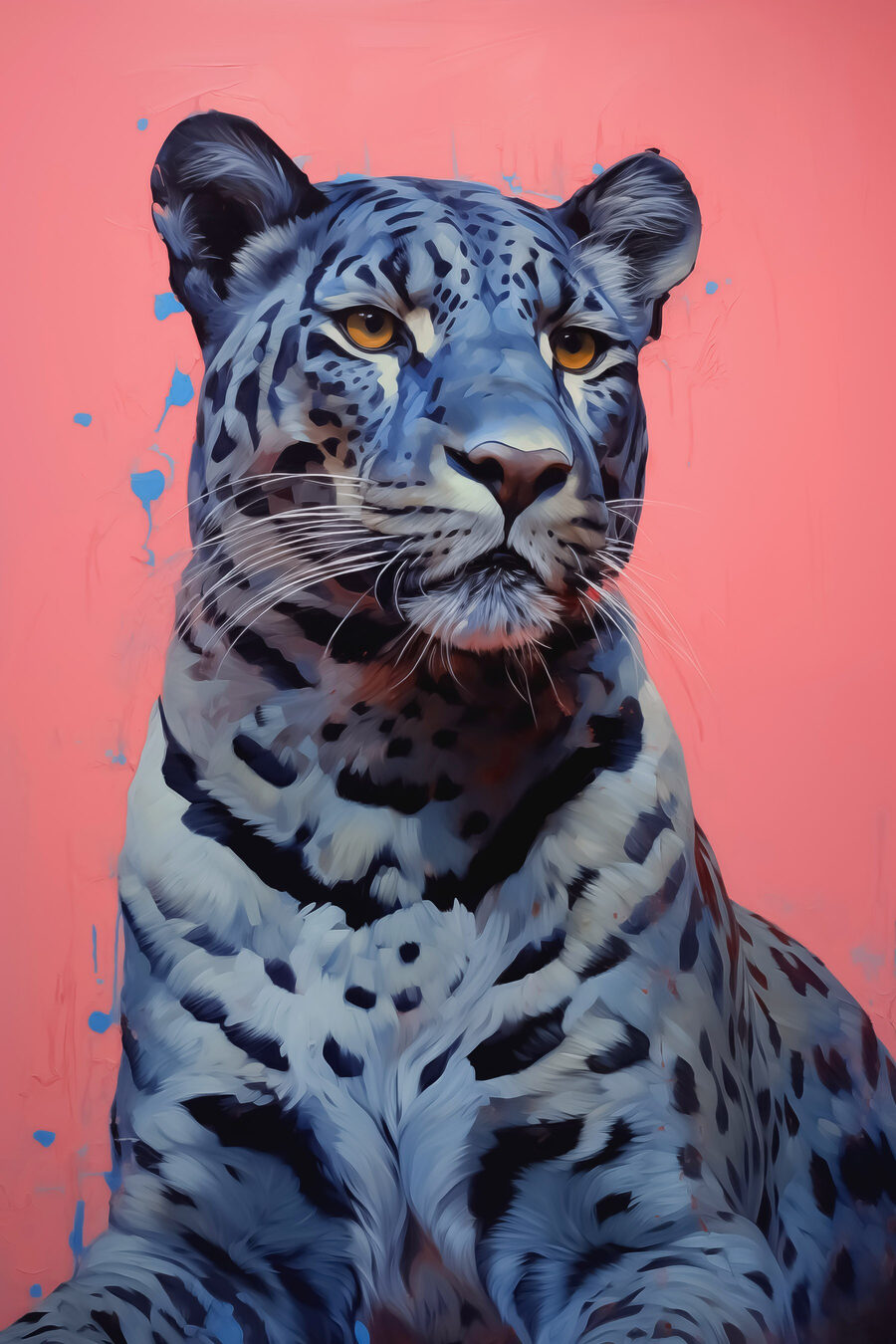 Majestueuze kat met opvallende markeringen