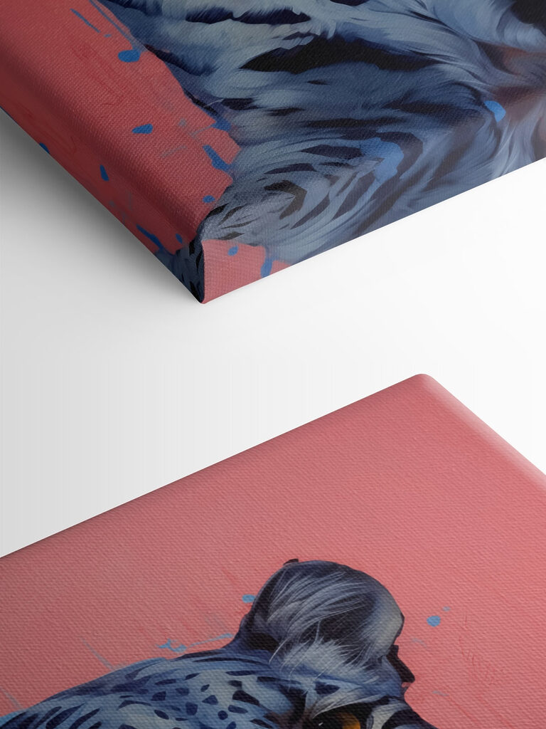 Majestic cat with striking markings