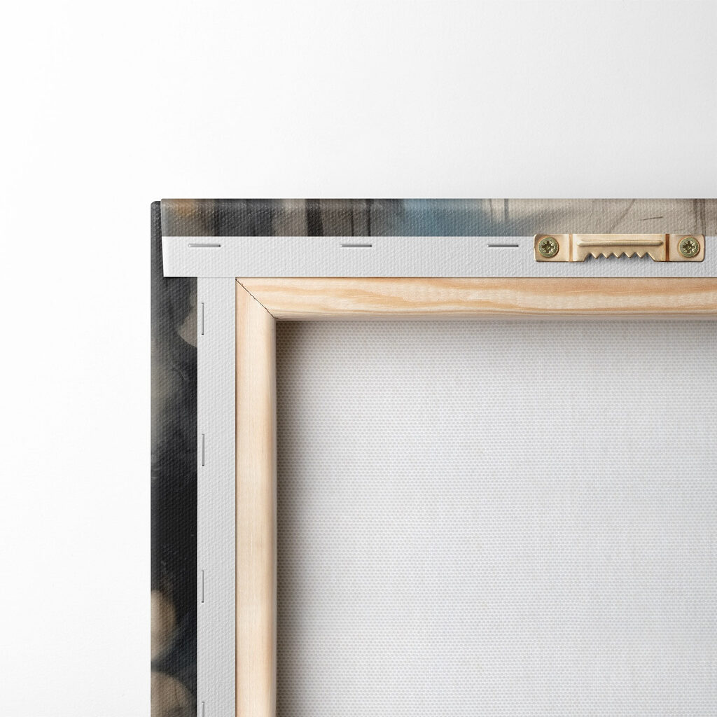 Painting of a woman's face