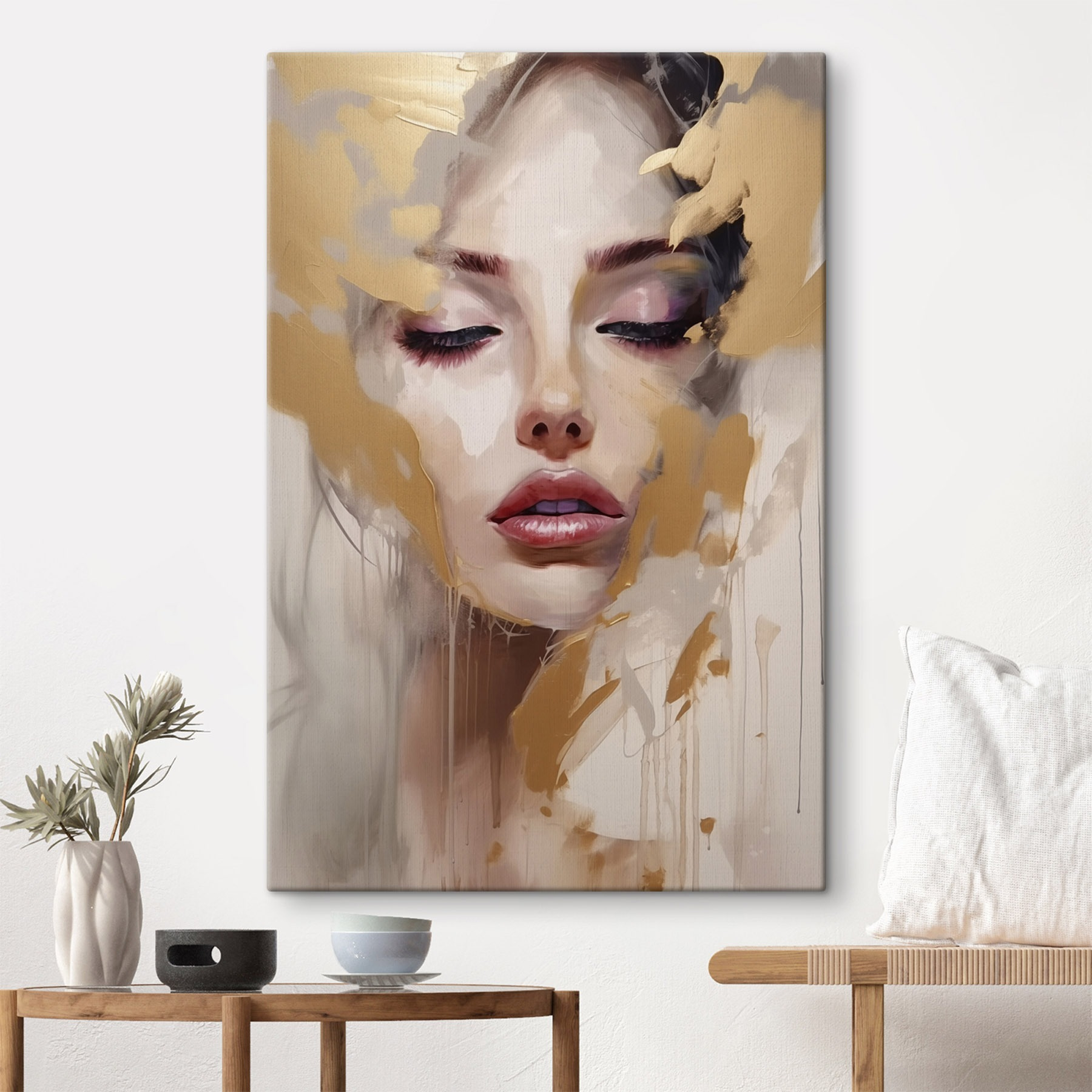 Ethereal beauty encased in art