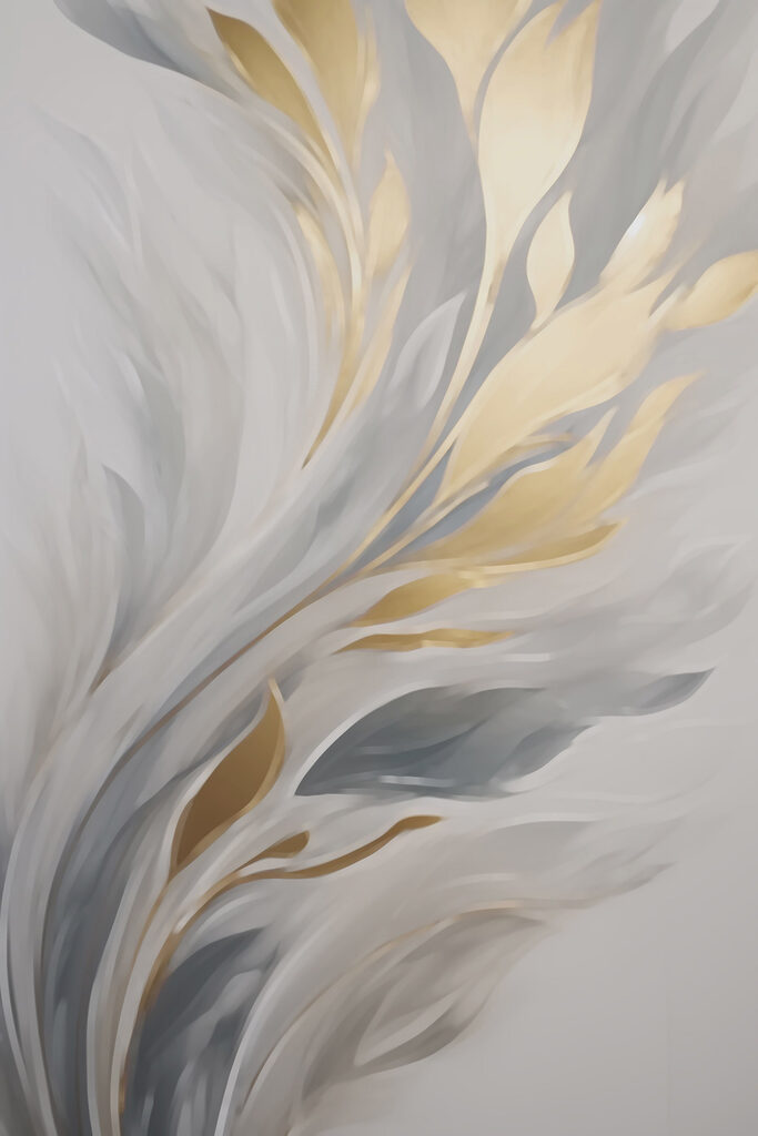 Elegant waves in soft colors