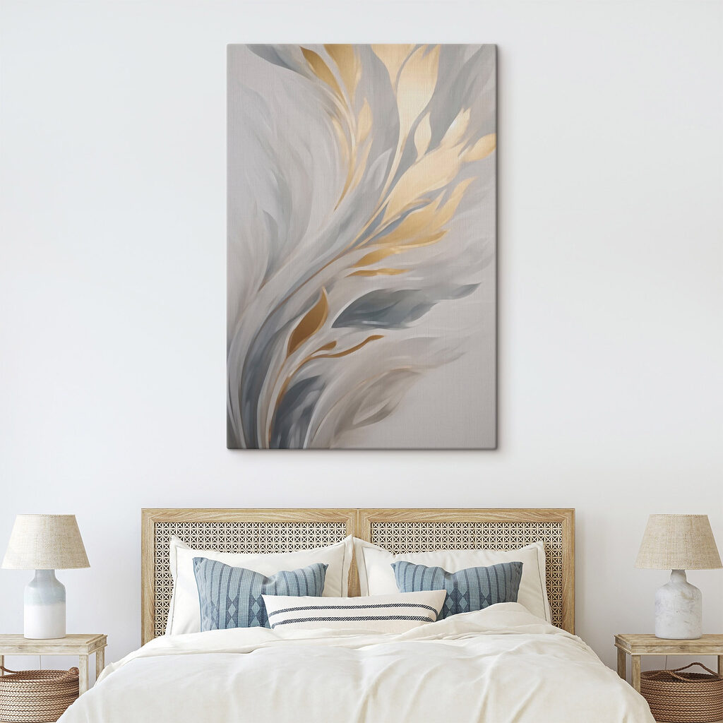 Elegant waves in soft colors