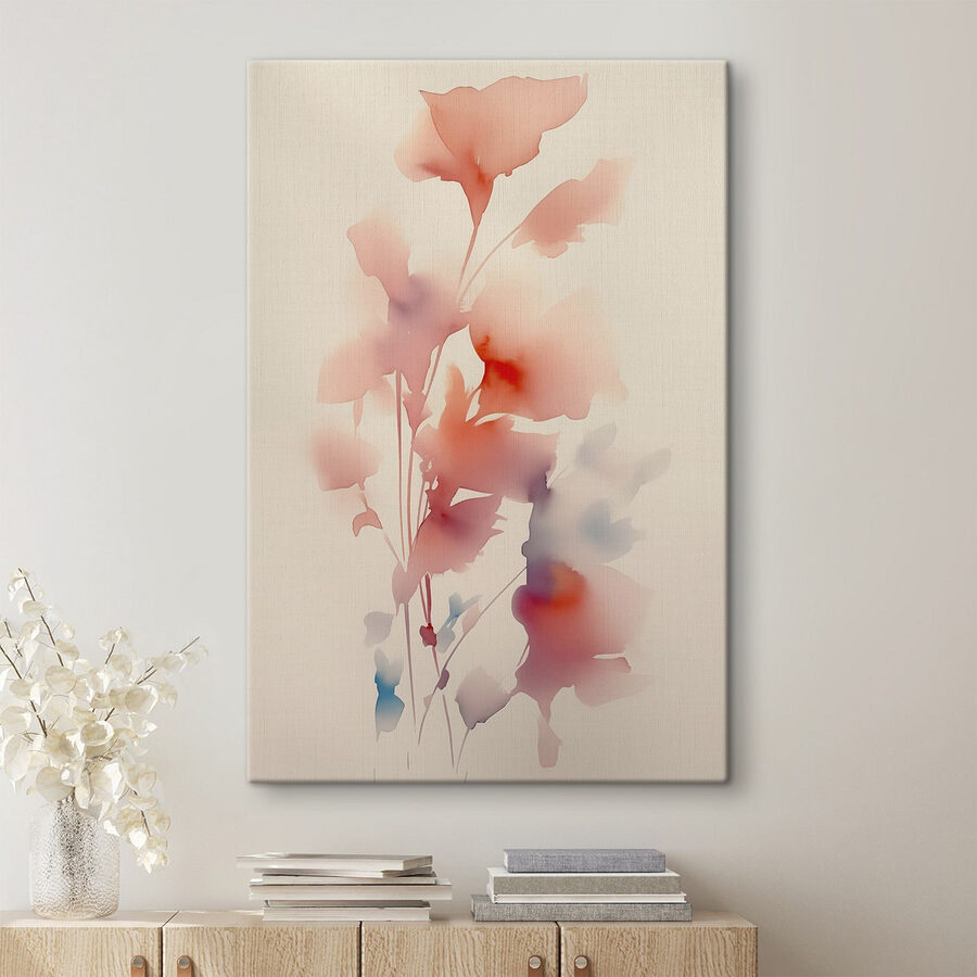Aquarel van bloemen