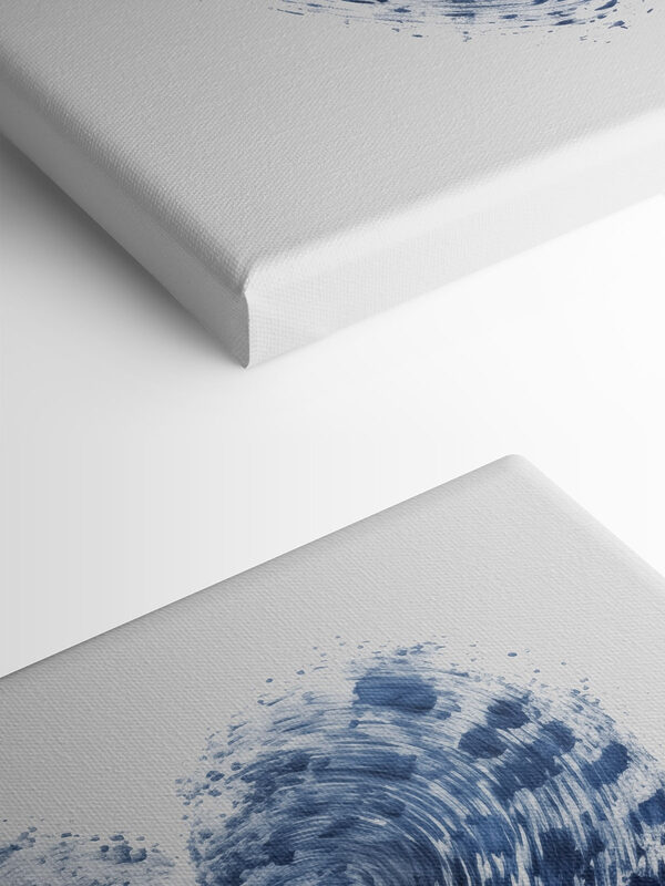 Blauw hart met witte achtergrond Blauw hart met witte achtergrond