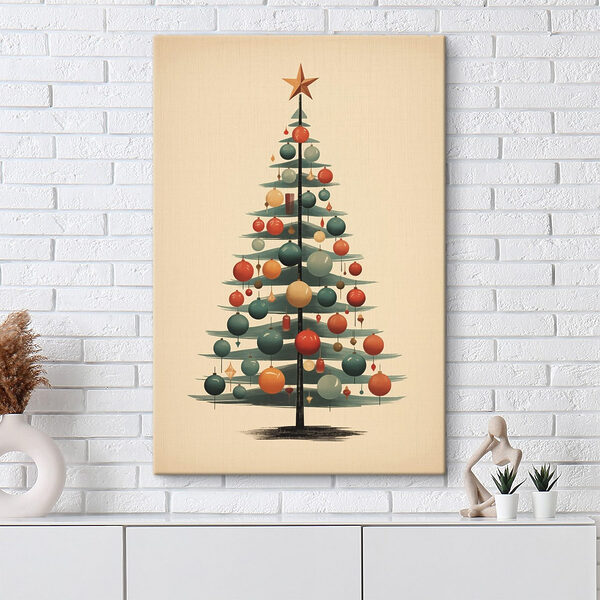 Kerstboom met ornamenten Kerstboom met ornamenten