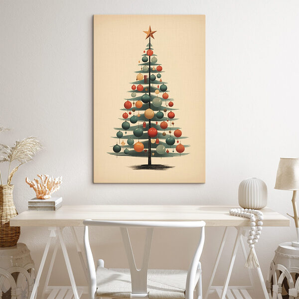 Kerstboom met ornamenten Kerstboom met ornamenten