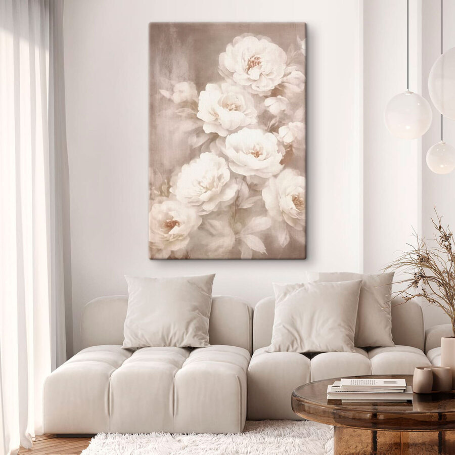Delicate bloemen in zachte tinten