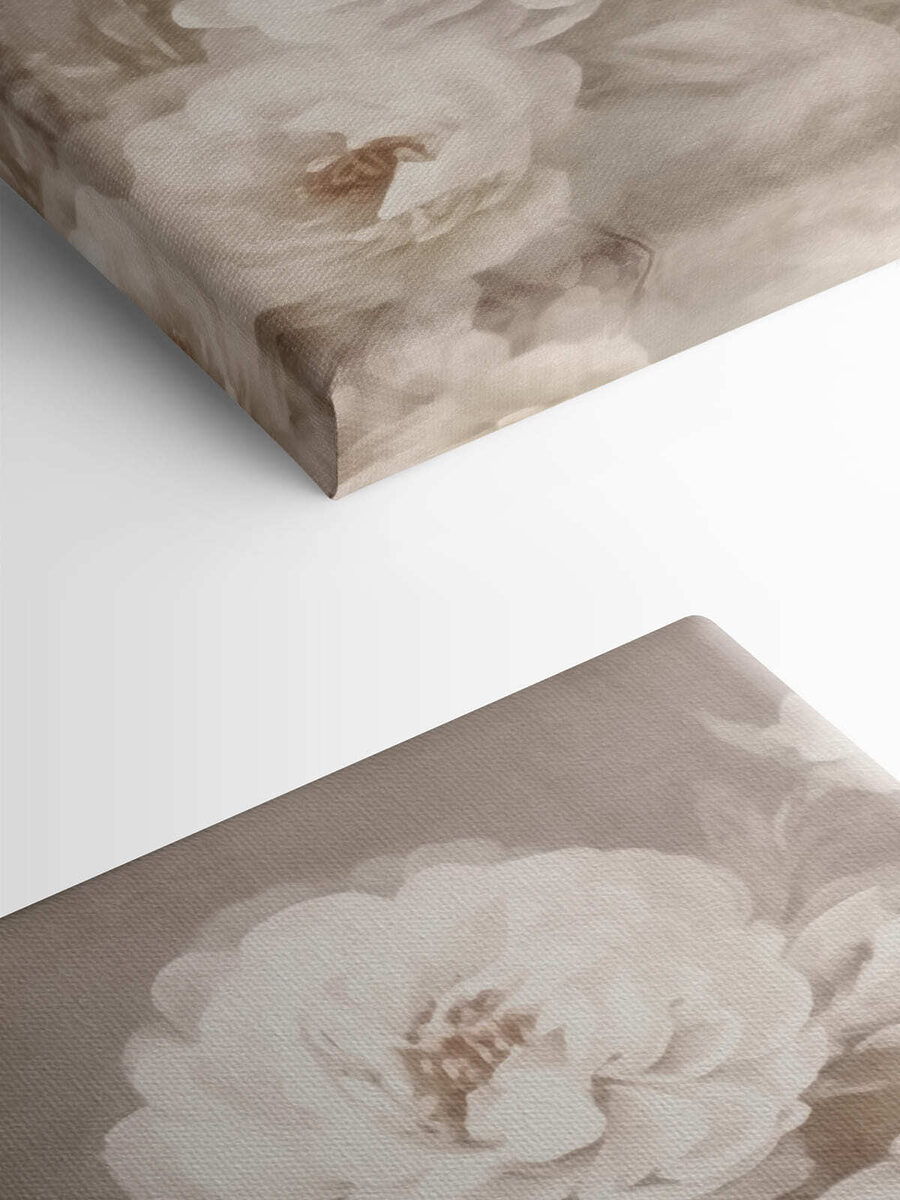 Delicate bloemen in zachte tinten