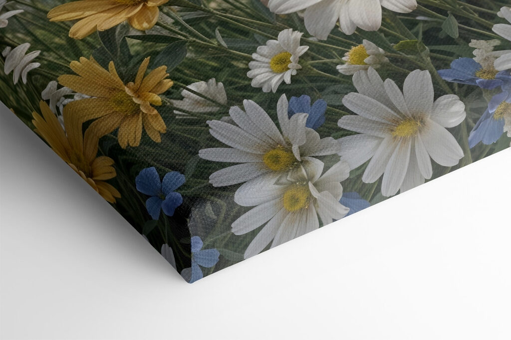 Group of butterflies flying over a field of flowers Group of butterflies flying over a field of flowers