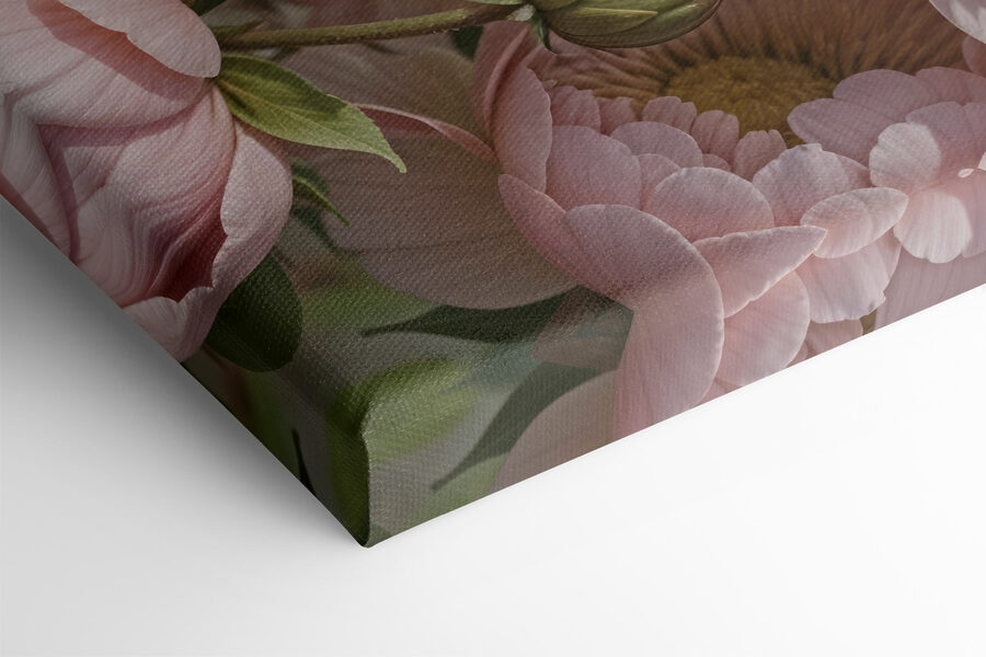 Delicate bloemen in zachte tinten