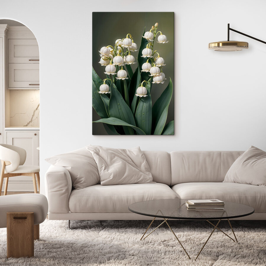 Delicate bloemen in sierlijk arrangement